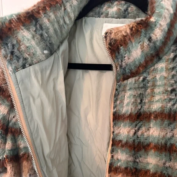 Anthropologie Plaid Puffer Jacket - Picture 4 of 7